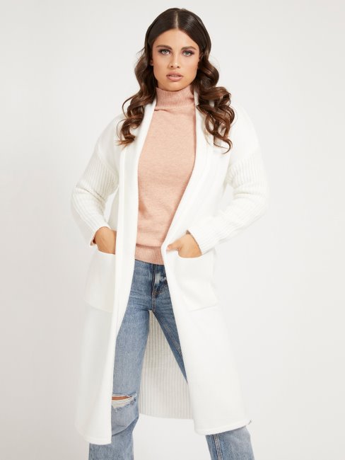 Gilet Long Guess Blanc