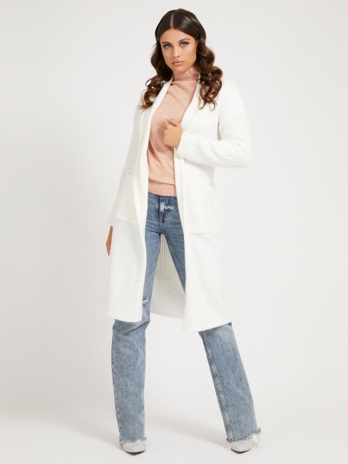 Gilet Long Guess Blanc