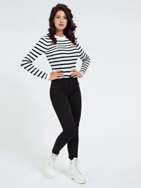 Pantalon Skinny Noir Guess