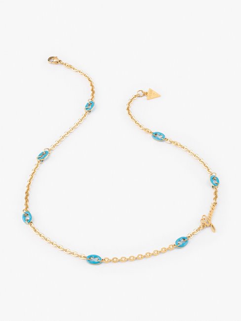 Collier Guess Pop Links Bleu Clair