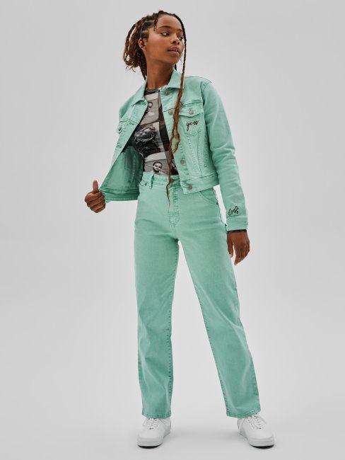 Guess Pantalon Cargo Bleu