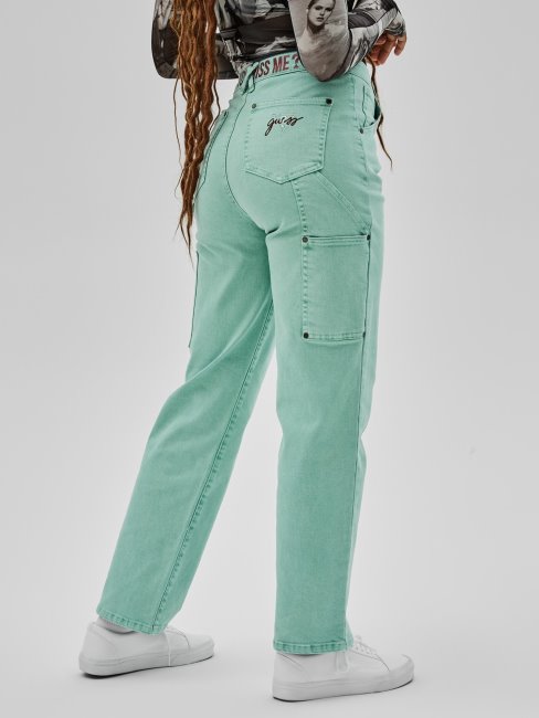 Guess Pantalon Cargo Bleu