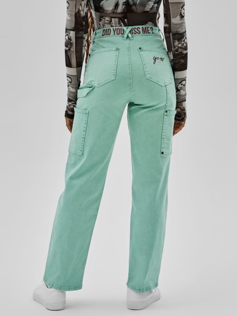 Guess Pantalon Cargo Bleu