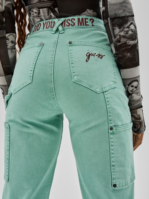 Guess Pantalon Cargo Bleu