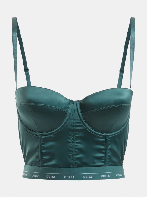 Balconnet En Satin Rembourré Guess Vert