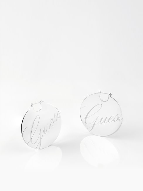 Boucles D'oreilles Guess Liquide Argent