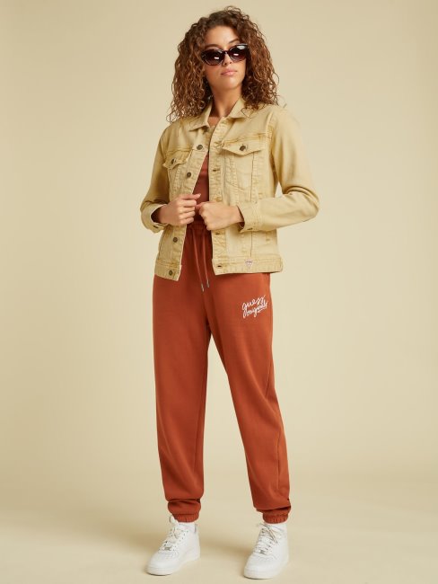 Guess De Jogging Rouge à Logo Sur Le Devant