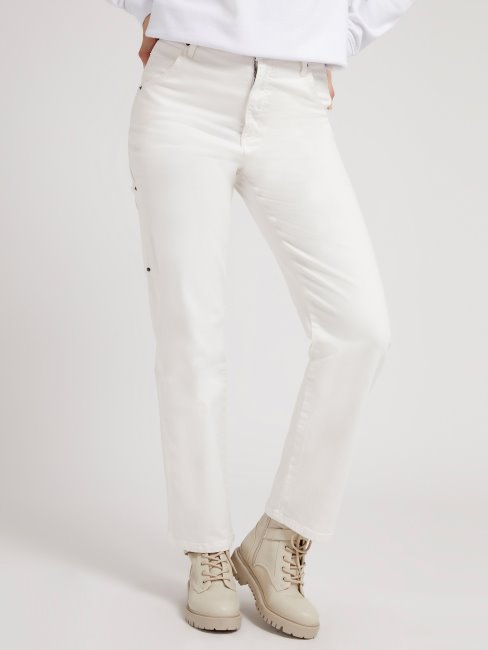 Supposons Que Le Pantalon En Jean Blanc Normal