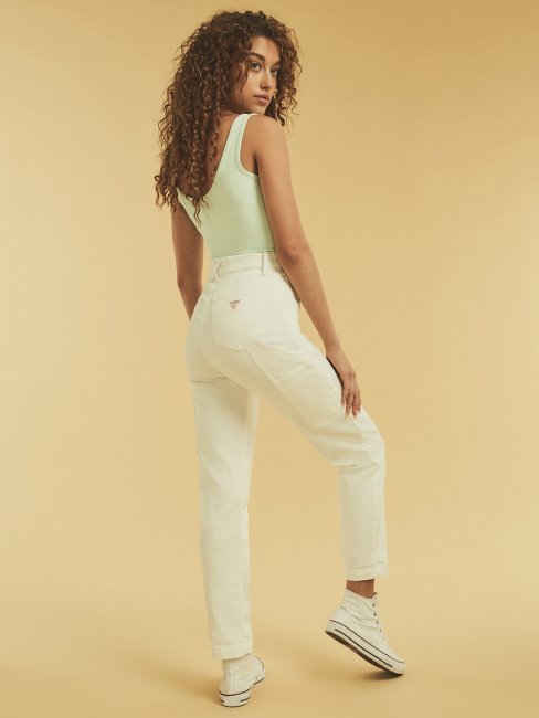 Pantalon Cargo Blanc Guess