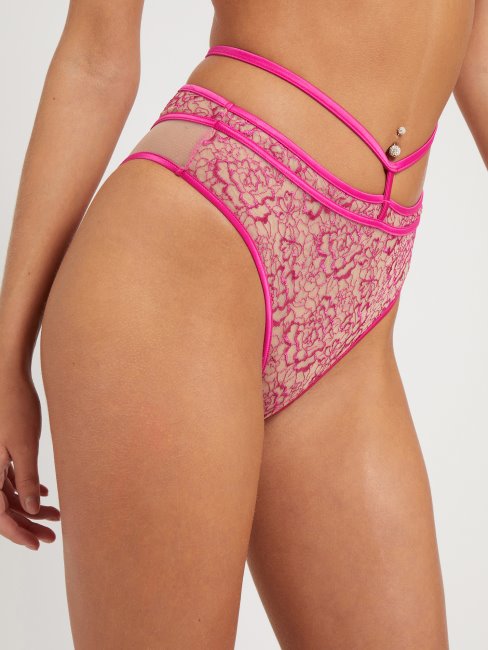 Slip En Maille Brodée Rose Guess
