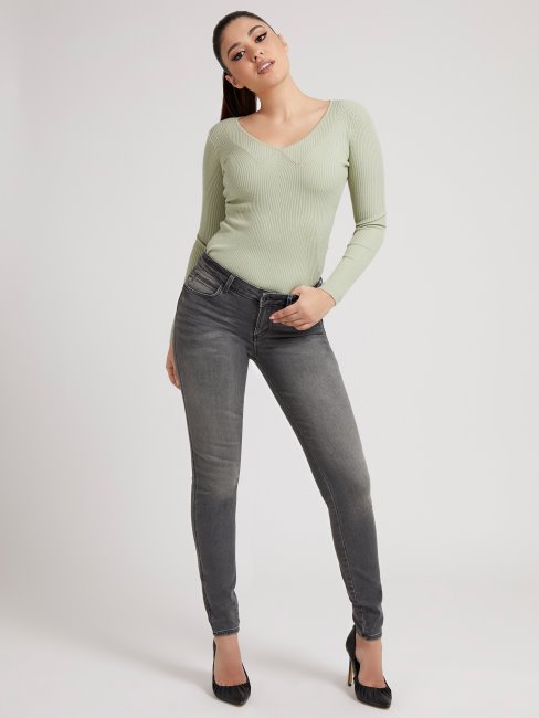 Guess Pull En Viscose Mélangée Vert