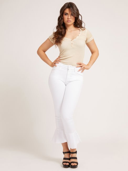 Fermeture Bouton Beige Guess