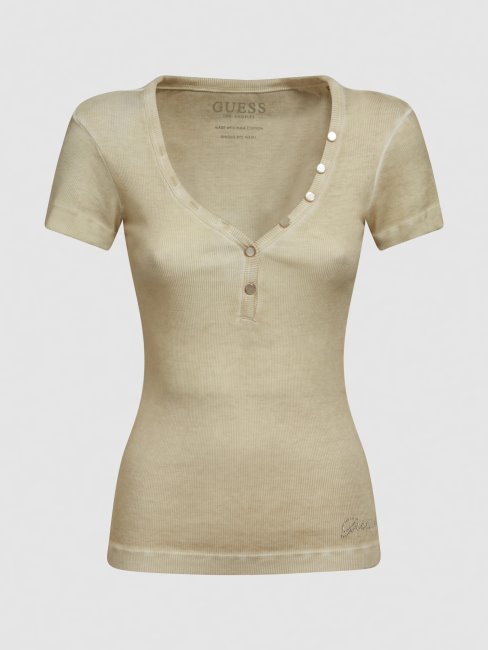 Fermeture Bouton Beige Guess