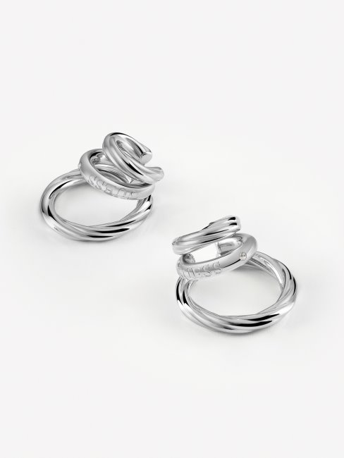 Guess Argent Let-get-loud-earcuff