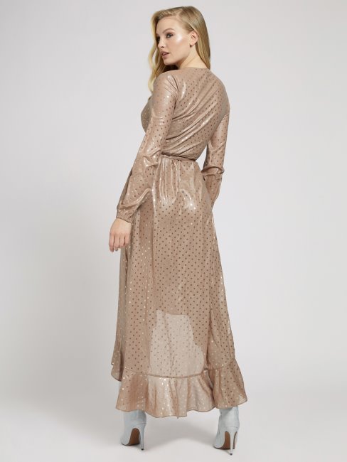 Peignoir Imprimé Pois Beige Guess