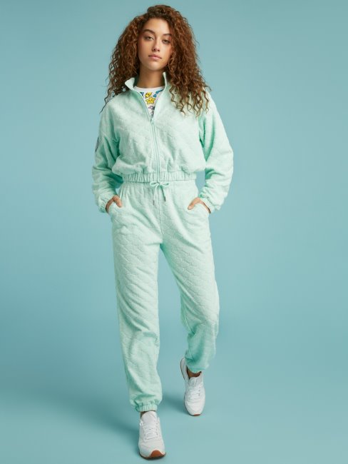 Pantalon Imprimé Bleu Guess