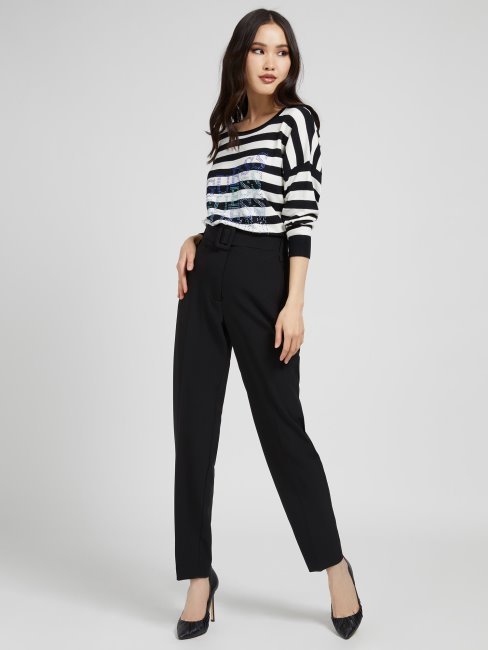 Pull Logo Strass Motif Guess Multicolore