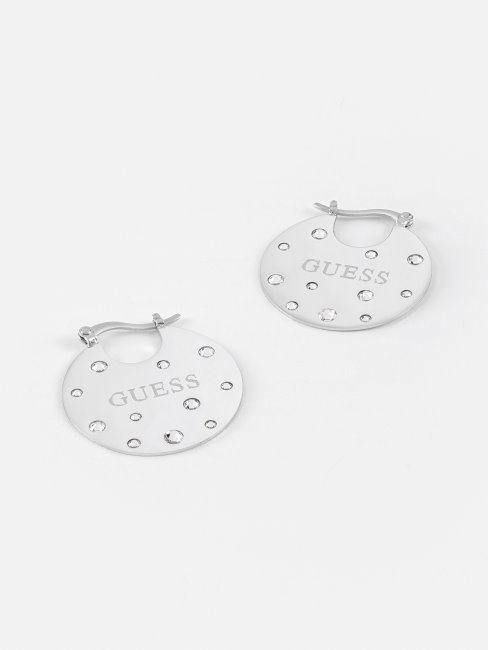 Guess Boucles D'oreilles Fun-tonight En Argent