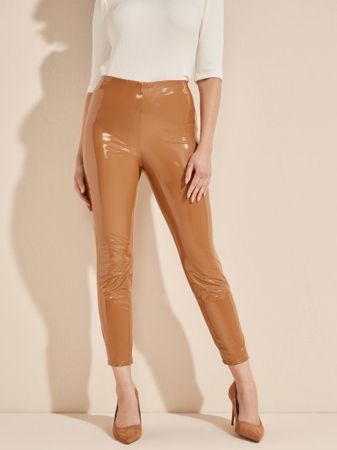 Look Marchiano Legging Verni Guess Marron