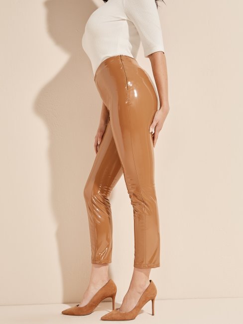 Look Marchiano Legging Verni Guess Marron