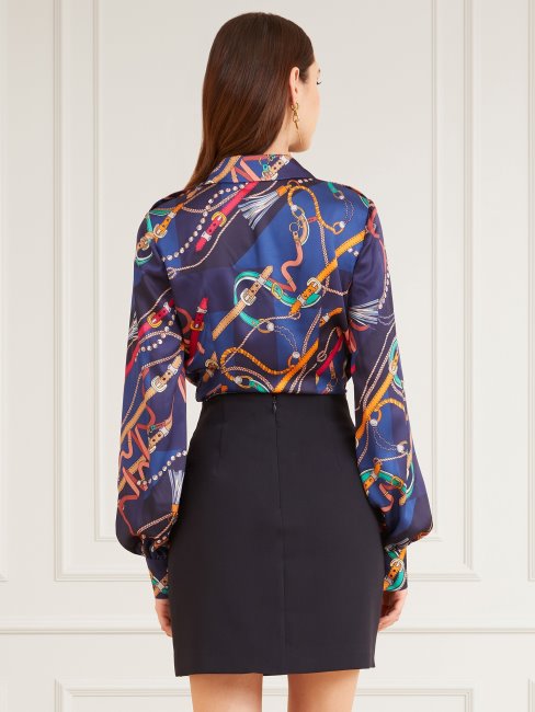 Marciano Imprimé Sur Tout Le Corps Guess Bleu Multi