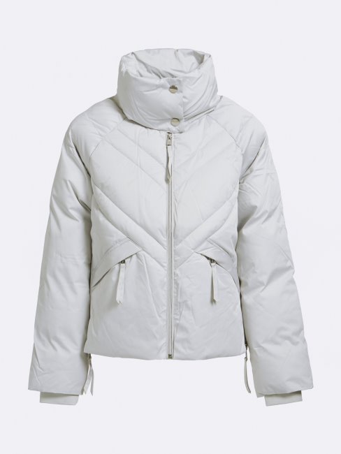 Doudoune Jacquard Guess Gris Clair