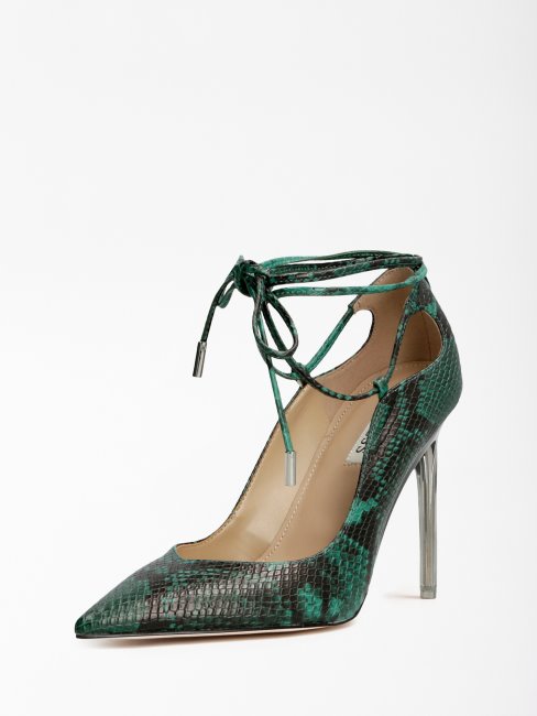 Escarpins Guess Gris Multi Sebbie Imprimé Croco