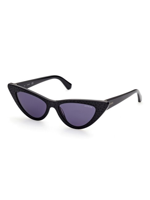 Lunettes De Soleil Oeil De Chat Noir Guess