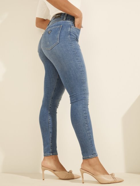 Guess Pantalon Denim Skinny Bleu
