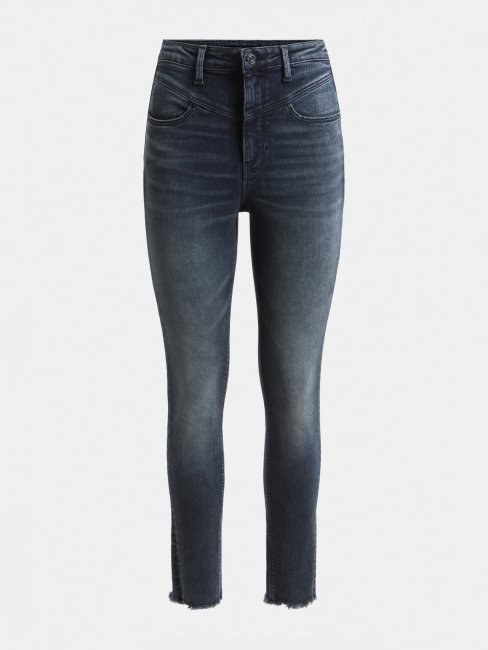 Pantalon Denim Coupe Skinny Bleu Guess Nouvelle Tendance
