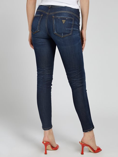 Guess Pantalon En Jean Skinny Bleu