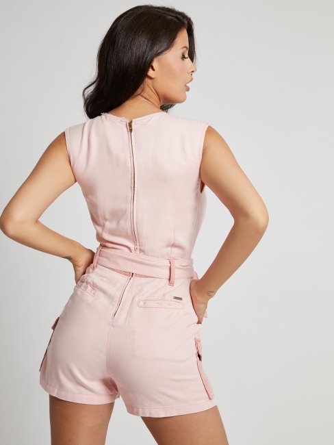 Combinaison Courte En Jean Rose Guess