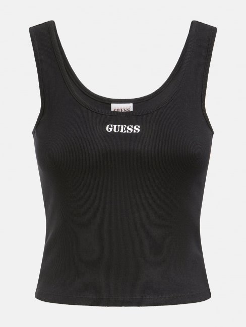 Haut Logo Devant Guess Noir