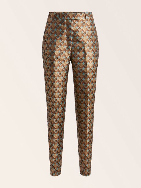 Marciano Pantalon Imprimé All Over Multi Beige Guess