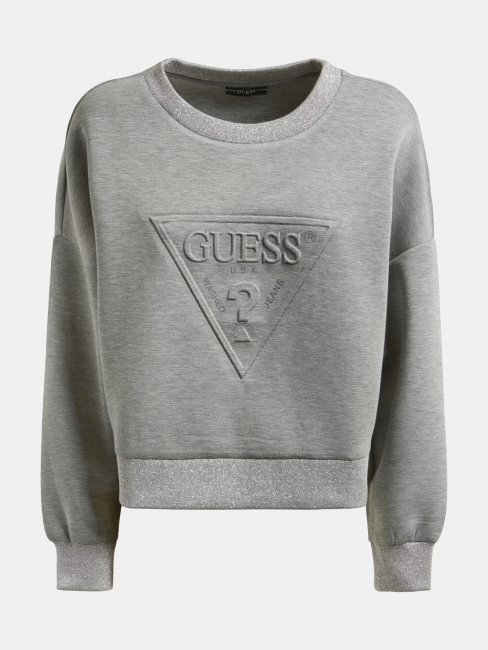 Sweat Gris En Scuba Logo Triangle Guess