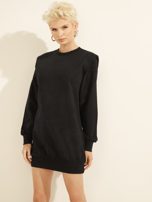 Robe Suédine Noire Guess