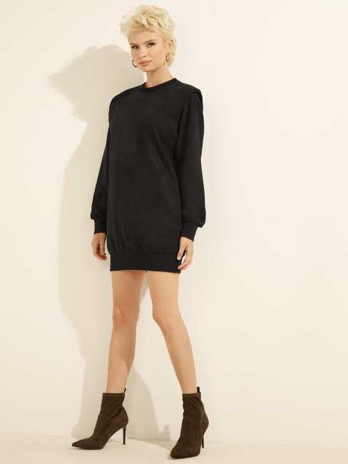 Robe Suédine Noire Guess