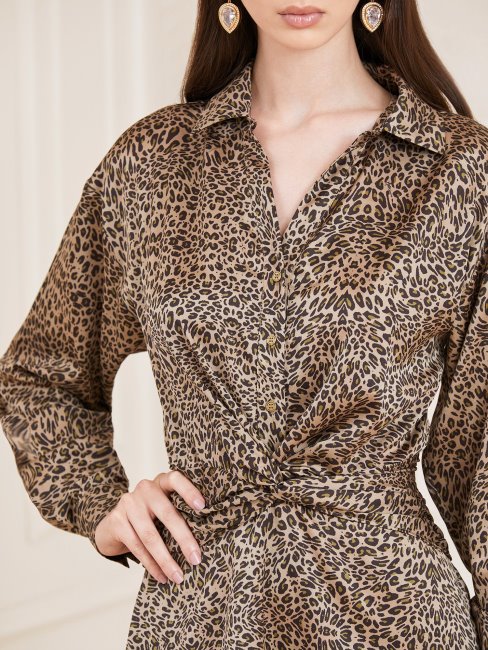 Robe à Imprimé Animalier Marciano Animalier Guess