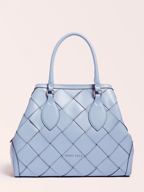 Sac à Main Giorgia Luxe En Cuir Véritable Multi Beige Guess