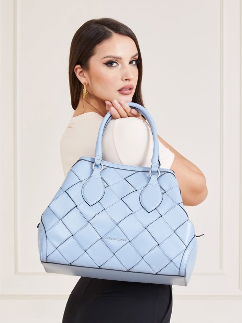 Sac à Main Giorgia Luxe En Cuir Véritable Multi Beige Guess