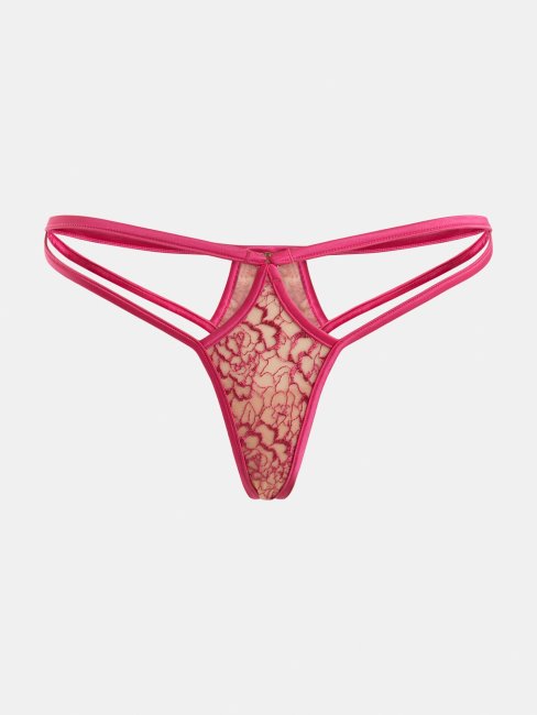 String Maille Brodée Guess Rose