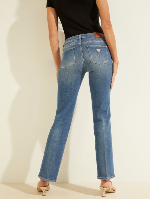Pantalon En Jean Coupe Slim Bleu Guess Nouvelle Tendance