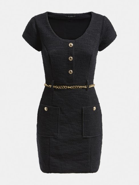 Guess Robe Noire Multi Tweed