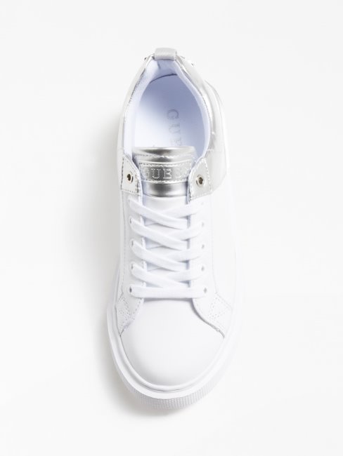 Sneaker Bicolore Harlia Blanche Guess