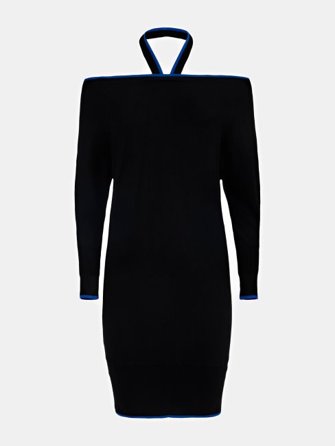 Robe Noire à épaules Dénudées