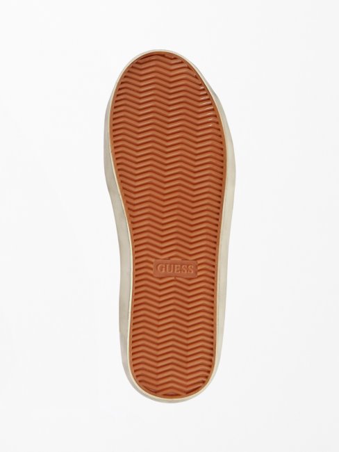 Lodi Baskets En Cuir Véritable Blanc Multi Guess