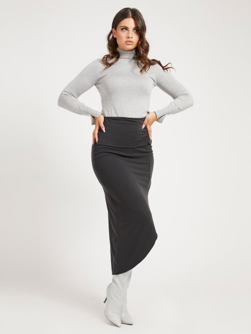 Pull Col Roulé Gris Multi Guess