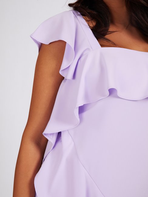 Robe à Volants Guess Lilas