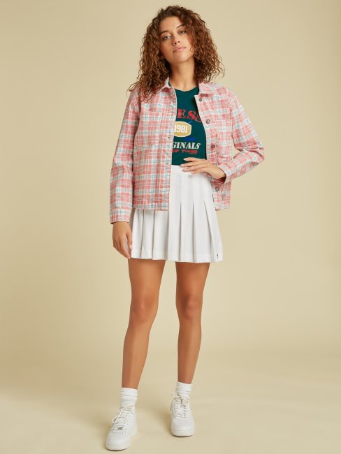 Chemise Guess Carreaux Multi Rouge