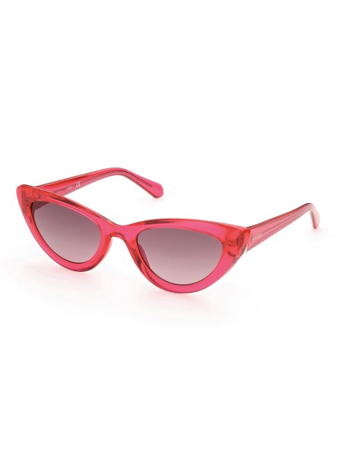 Guess Lunettes De Soleil Yeux De Chat Roses